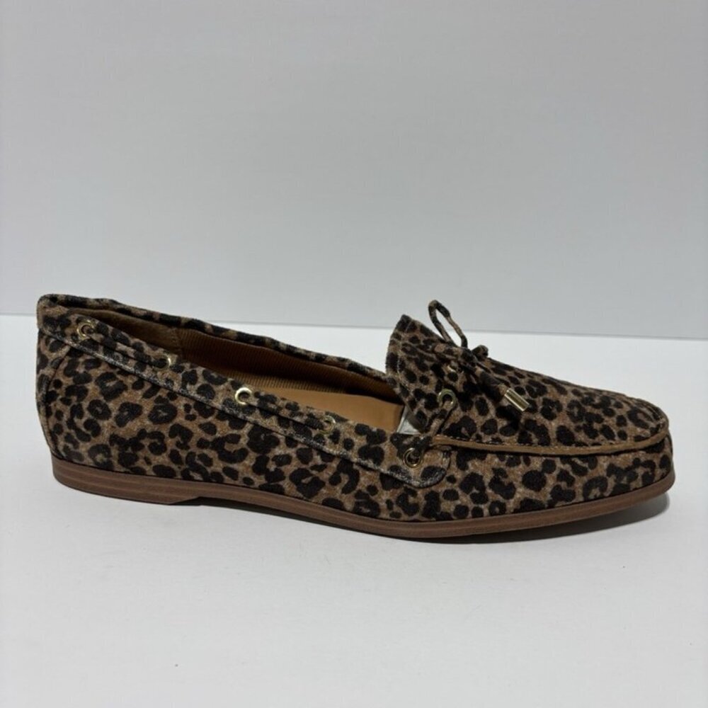 Dolce Vita Women’s Modern Boat Shoe Loafers Leopard Print, Size 9.5 M